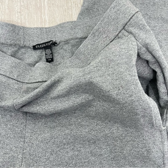 Eileen Fisher Organic Cotton Capri Cropped Pants Sz Large - Picture 2 of 6